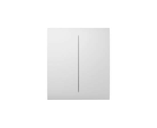 Розумний вимикач Ajax CenterButton 2-gang/Білий (CenterButton 2-gang/White)