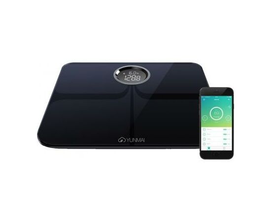 Весы напольные Yunmai Premium Smart Scale Black (M1301-BK), изображение 4 Весы напольные Yunmai Premium Smart Scale Black (M1301-BK), изображение 4