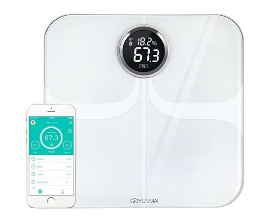 Весы напольные Yunmai Premium Smart Scale White (M1301-WH), изображение 4 Весы напольные Yunmai Premium Smart Scale White (M1301-WH), изображение 4