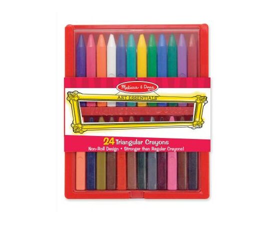 Олівці кольорові Melissa&Doug Мелки полимерные 24 цвета (MD4136)
