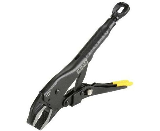 Клещи Stanley з фіксацієй (пинци) вигнуті губки 240 мм посилені FatMax (FMHT0-74886), изображение 2 Клещи Stanley з фіксацієй (пинци) вигнуті губки 240 мм посилені FatMax (FMHT0-74886), изображение 2