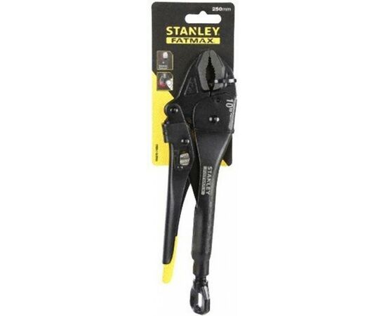 Клещи Stanley з фіксацієй (пинци) вигнуті губки 240 мм посилені FatMax (FMHT0-74886), изображение 3 Клещи Stanley з фіксацієй (пинци) вигнуті губки 240 мм посилені FatMax (FMHT0-74886), изображение 3