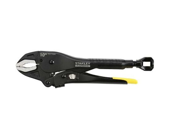 Кліщі Stanley з фіксацієй (пинци) вигнуті губки 240 мм посилені FatMax (FMHT0-74886)