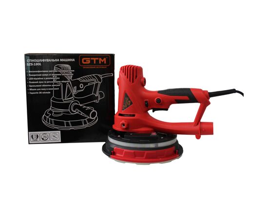 Шліфувальна машина GTM для стін SZS-180L (жираф) 180мм, 710Вт, 1200-2500 об/хв (SZS-180L), зображення 9 Шліфувальна машина GTM для стін SZS-180L (жираф) 180мм, 710Вт, 1200-2500 об/хв (SZS-180L), зображення 9