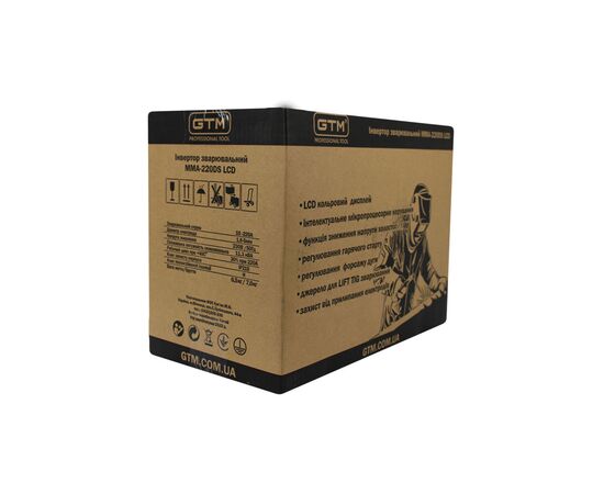 Сварочный аппарат GTM MMA-220DS LCD, изображение 6 Сварочный аппарат GTM MMA-220DS LCD, изображение 6