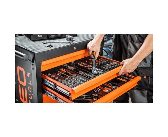 Тележка для инструмента Neo Tools 7 выдвижных ящиков (84-222), изображение 3 Тележка для инструмента Neo Tools 7 выдвижных ящиков (84-222), изображение 3