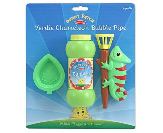Ігровий набір Melissa&Doug Мильні бульбашки в блістері Хамелеон Верді (MD6131)