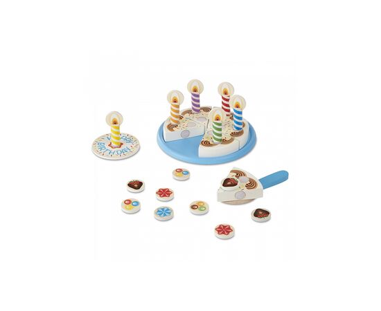 Игровой набор Melissa&Doug деревянный "День рождения-торт" (MD10511)