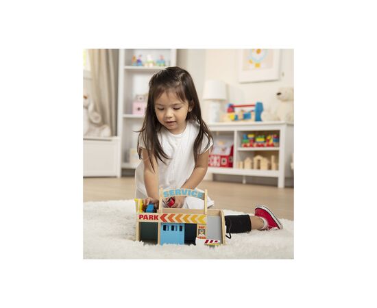 Игровой набор Melissa&Doug деревянный "СТО" (MD19271), изображение 4 Игровой набор Melissa&Doug деревянный "СТО" (MD19271), изображение 4
