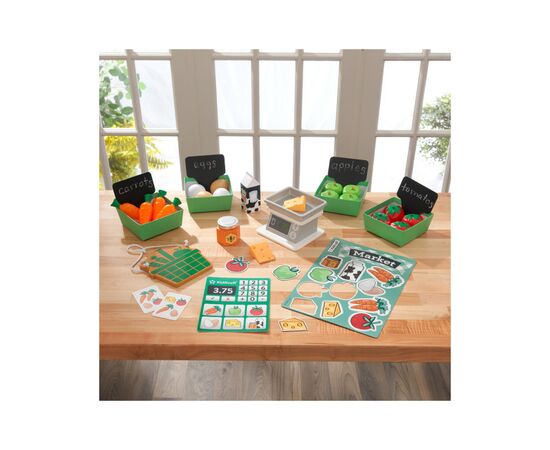 Игровой набор KidKraft для супермаркетов Farmer's Market Play Pack (53540), изображение 2 Игровой набор KidKraft для супермаркетов Farmer's Market Play Pack (53540), изображение 2