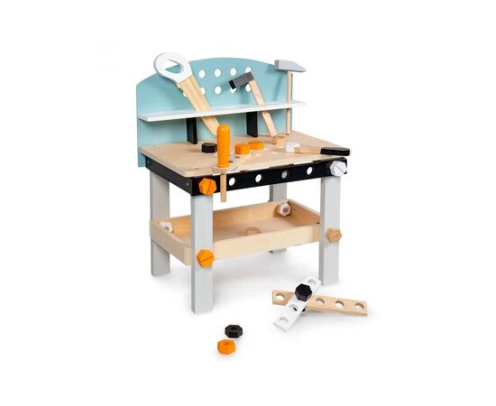 Игровой набор Ecotoys Деревянная мастерская с инструментами 32 элемента (1176N), изображение 3 Игровой набор Ecotoys Деревянная мастерская с инструментами 32 элемента (1176N), изображение 3