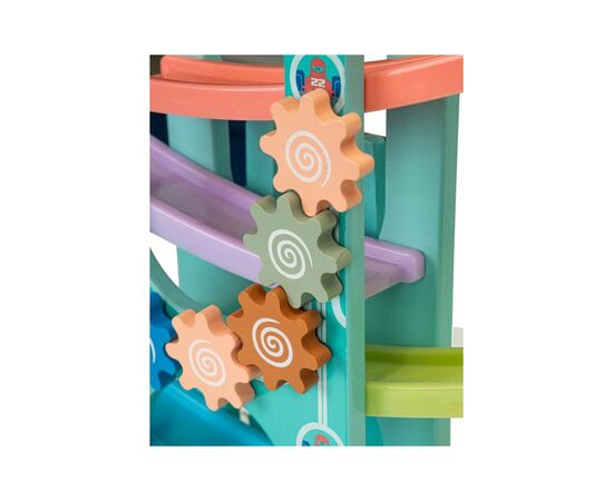 Игровой набор Ecotoys Деревянный скоростной спуск с машинками и ксилофоном (ME115), изображение 5 Игровой набор Ecotoys Деревянный скоростной спуск с машинками и ксилофоном (ME115), изображение 5