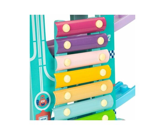 Игровой набор Ecotoys Деревянный скоростной спуск с машинками и ксилофоном (ME115), изображение 6 Игровой набор Ecotoys Деревянный скоростной спуск с машинками и ксилофоном (ME115), изображение 6
