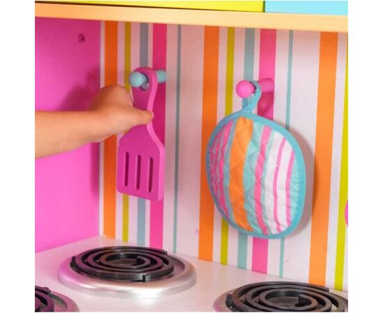 Игровой набор KidKraft Детская кухня Deluxe яркая (53100), изображение 5 Игровой набор KidKraft Детская кухня Deluxe яркая (53100), изображение 5