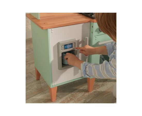Игровой набор KidKraft Детская кухня Mid-Century Modern с системой легкого складывания EZ Kraft Assembly (53432), изображение 10