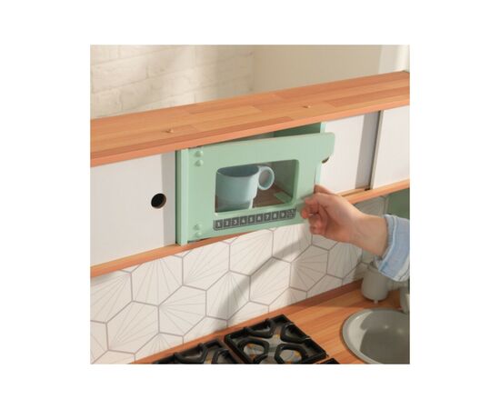 Игровой набор KidKraft Детская кухня Mid-Century Modern с системой легкого складывания EZ Kraft Assembly (53432), изображение 3