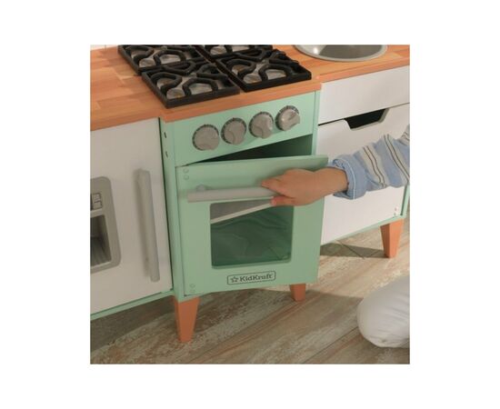 Игровой набор KidKraft Детская кухня Mid-Century Modern с системой легкого складывания EZ Kraft Assembly (53432), изображение 9