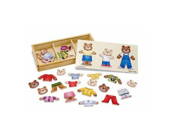 Розвиваюча іграшка Melissa&Doug Одень семью медведей (MD13770)