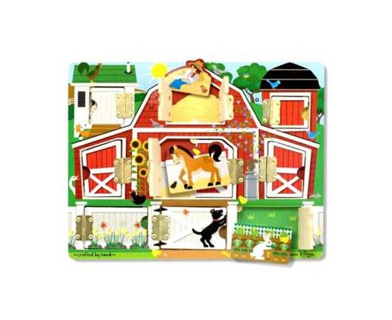 Розвиваюча іграшка Melissa&Doug Доска с окошками Ферма (MD14592)