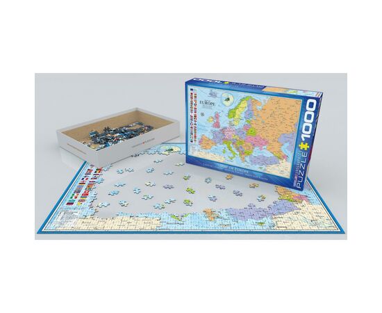 Пазл Eurographics Карта Европы. 1000 элементов (6000-0789), изображение 2 Пазл Eurographics Карта Европы. 1000 элементов (6000-0789), изображение 2