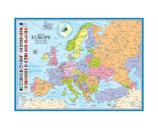 Пазл Eurographics Карта Европы. 1000 элементов (6000-0789), изображение 3 Пазл Eurographics Карта Европы. 1000 элементов (6000-0789), изображение 3