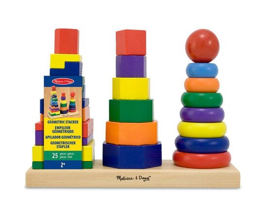 Розвиваюча іграшка Melissa&Doug Геометрична пірамідка (MD10567)