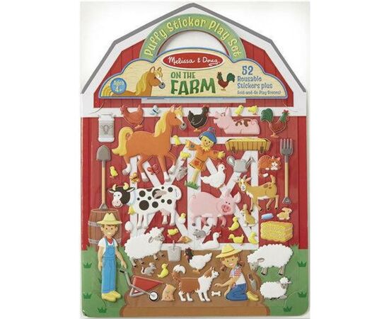Набір для творчості Melissa&Doug Багаторазові наклейки Ферма (MD19408)