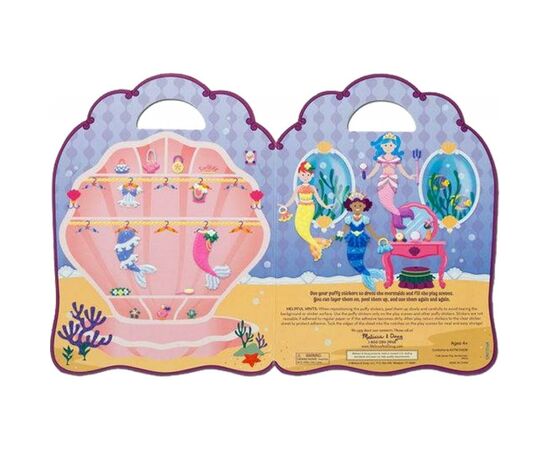 Набор для творчества Melissa&Doug Объемные многоразовые наклейки Русалки (MD19413), изображение 2 Набор для творчества Melissa&Doug Объемные многоразовые наклейки Русалки (MD19413), изображение 2