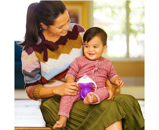 Поїльник-непроливайка Munchkin Chew Proof 237 мл фіолетовий (012291.04), зображення 4 Поїльник-непроливайка Munchkin Chew Proof 237 мл фіолетовий (012291.04), зображення 4