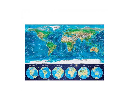 Пазл Educa неон - Карта мира 1000 элементов (6425233), изображение 2 Пазл Educa неон - Карта мира 1000 элементов (6425233), изображение 2