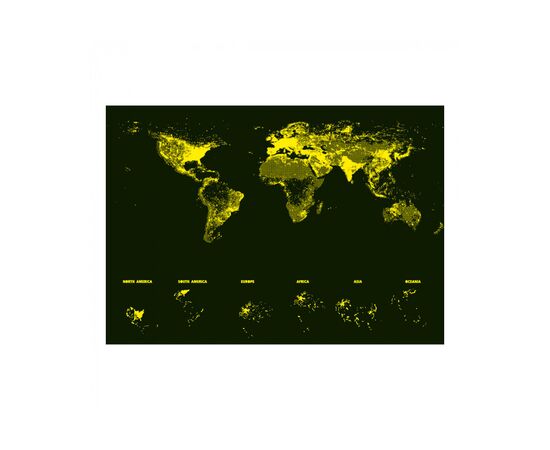 Пазл Educa неон - Карта мира 1000 элементов (6425233), изображение 3 Пазл Educa неон - Карта мира 1000 элементов (6425233), изображение 3