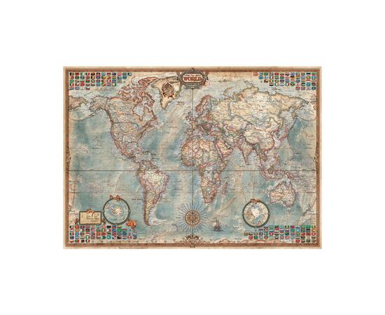 Пазл Educa Политическая карта мира 1500 элементов (6425212), изображение 2 Пазл Educa Политическая карта мира 1500 элементов (6425212), изображение 2