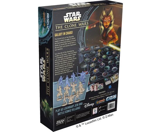 Настольная игра Z-Man Games Star Wars: The Clone Wars - A Pandemic System Game , Английский (841333113483), изображение 2 Настольная игра Z-Man Games Star Wars: The Clone Wars - A Pandemic System Game , Английский (841333113483), изображение 2