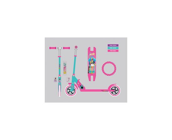 Самокат Extreme Barbie PU 145 мм (SC22012)
