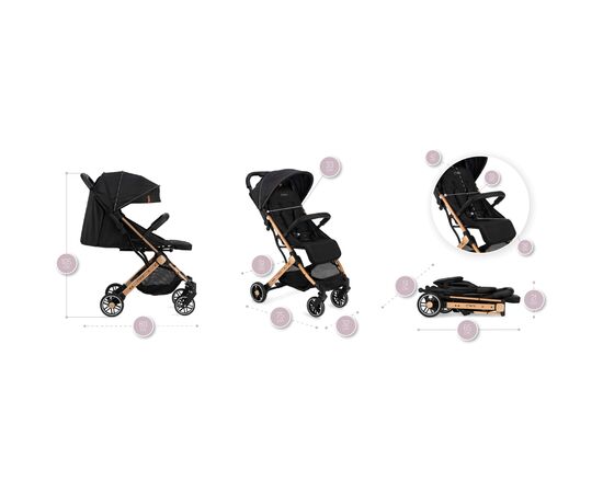 Коляска MoMi Estelle Black (WOSP00003), изображение 5 Коляска MoMi Estelle Black (WOSP00003), изображение 5