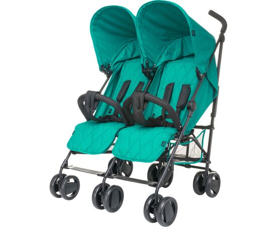 Коляска 4Baby для двійні Twins Dark Turkus (4TW04)