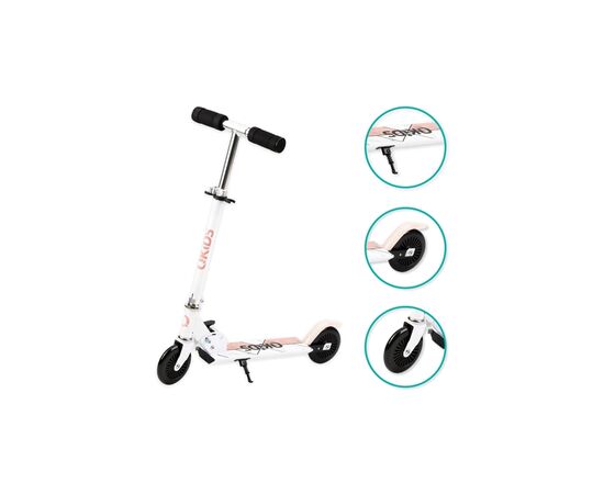 Самокат Qkids Flo Pink (HUBA00013), изображение 4 Самокат Qkids Flo Pink (HUBA00013), изображение 4