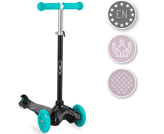 Самокат MoMi Weendy Turquoise stars (HULA00007), изображение 5 Самокат MoMi Weendy Turquoise stars (HULA00007), изображение 5