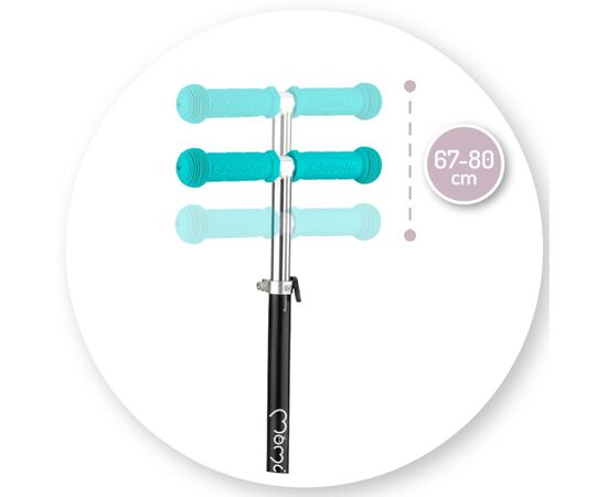 Самокат MoMi Weendy Turquoise stars (HULA00007), изображение 8 Самокат MoMi Weendy Turquoise stars (HULA00007), изображение 8