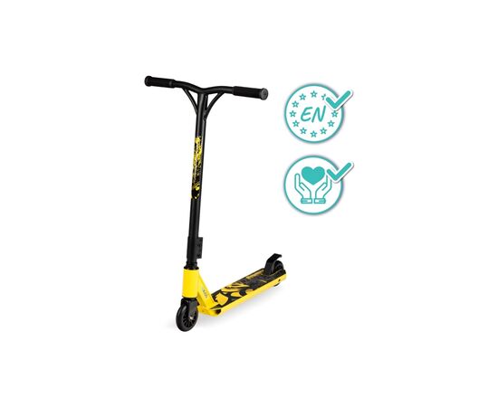 Самокат Qkids Ivo трюковий Yellow (KIDS00028), изображение 3 Самокат Qkids Ivo трюковий Yellow (KIDS00028), изображение 3