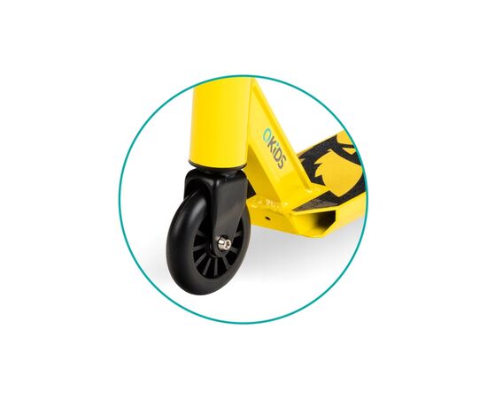 Самокат Qkids Ivo трюковий Yellow (KIDS00028), изображение 4 Самокат Qkids Ivo трюковий Yellow (KIDS00028), изображение 4