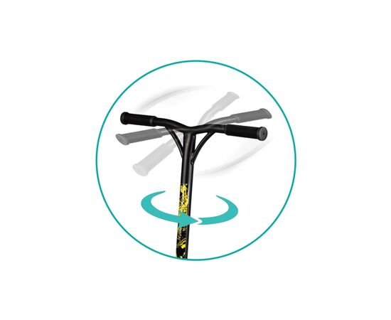 Самокат Qkids Ivo трюковий Yellow (KIDS00028), изображение 5 Самокат Qkids Ivo трюковий Yellow (KIDS00028), изображение 5