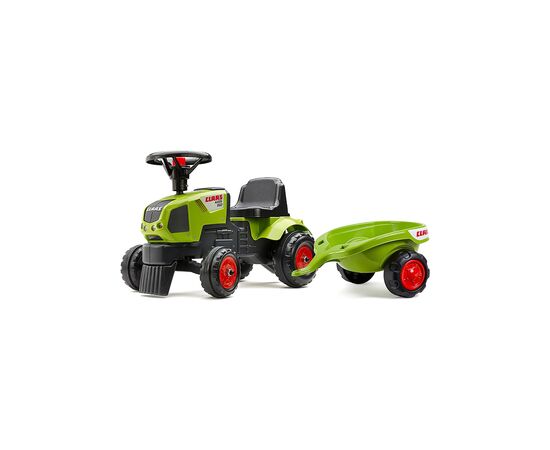 Чудомобиль Falk Claas Axos трактор с прицепом Зеленый (1012B)