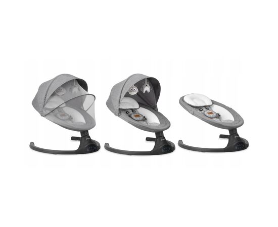 Кресло-качалка MoMi Lami Темно-серая (BULE00022), изображение 5 Кресло-качалка MoMi Lami Темно-серая (BULE00022), изображение 5