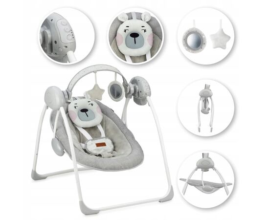 Кресло-качалка MoMi Liss (цвет – bear pink) (BULE00014), изображение 5