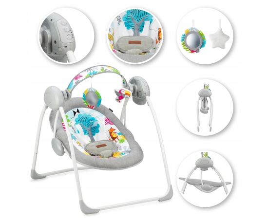 Кресло-качалка MoMi Liss (цвет – dodo) (BULE00013), изображение 5 Кресло-качалка MoMi Liss (цвет – dodo) (BULE00013), изображение 5