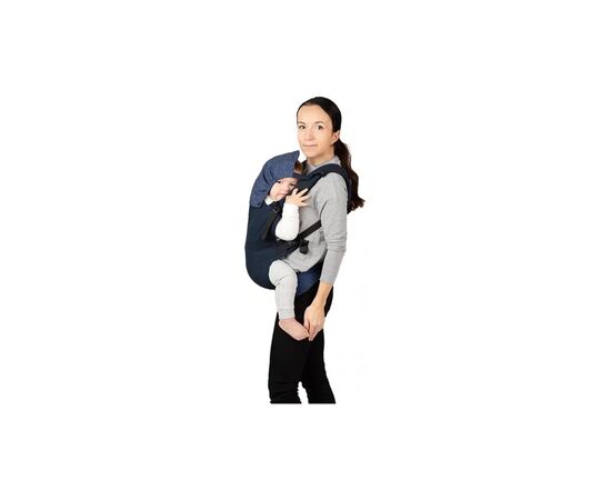 Рюкзак-переноска MoMi Collete Love цвет - navy blue (NOSI00002), изображение 2 Рюкзак-переноска MoMi Collete Love цвет - navy blue (NOSI00002), изображение 2