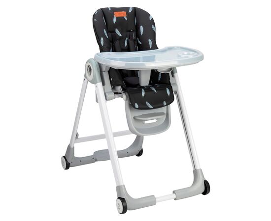 Стілець для годування MoMi Luxuria Black (KRKA00017)
