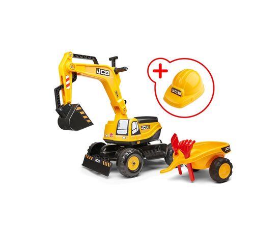 Чудомобіль Falk JCB екскаватор Жовтий (135A)