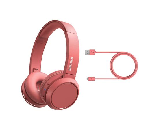 Наушники Philips TAH4205RD Wireless Mic Red (TAH4205RD/00), изображение 2 Наушники Philips TAH4205RD Wireless Mic Red (TAH4205RD/00), изображение 2